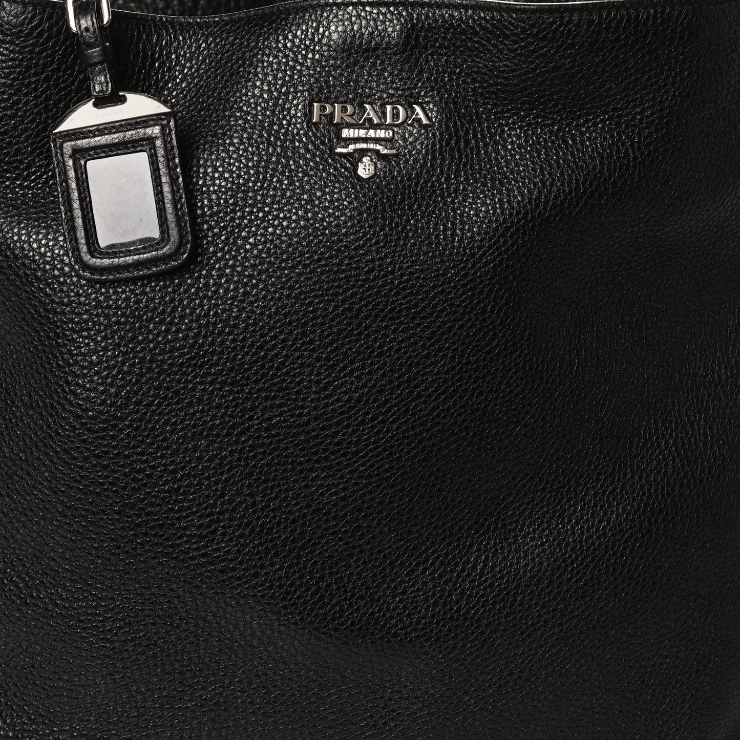 Vitello Daino Tote Black