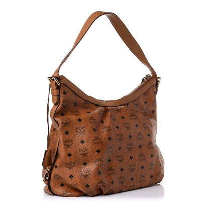 MCM Visetos Hobo Cognac 2 of 4