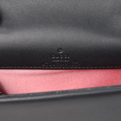Gucci Velvet Crystal Super Mini Dionysus Shoulder Bag Black 6 of 7