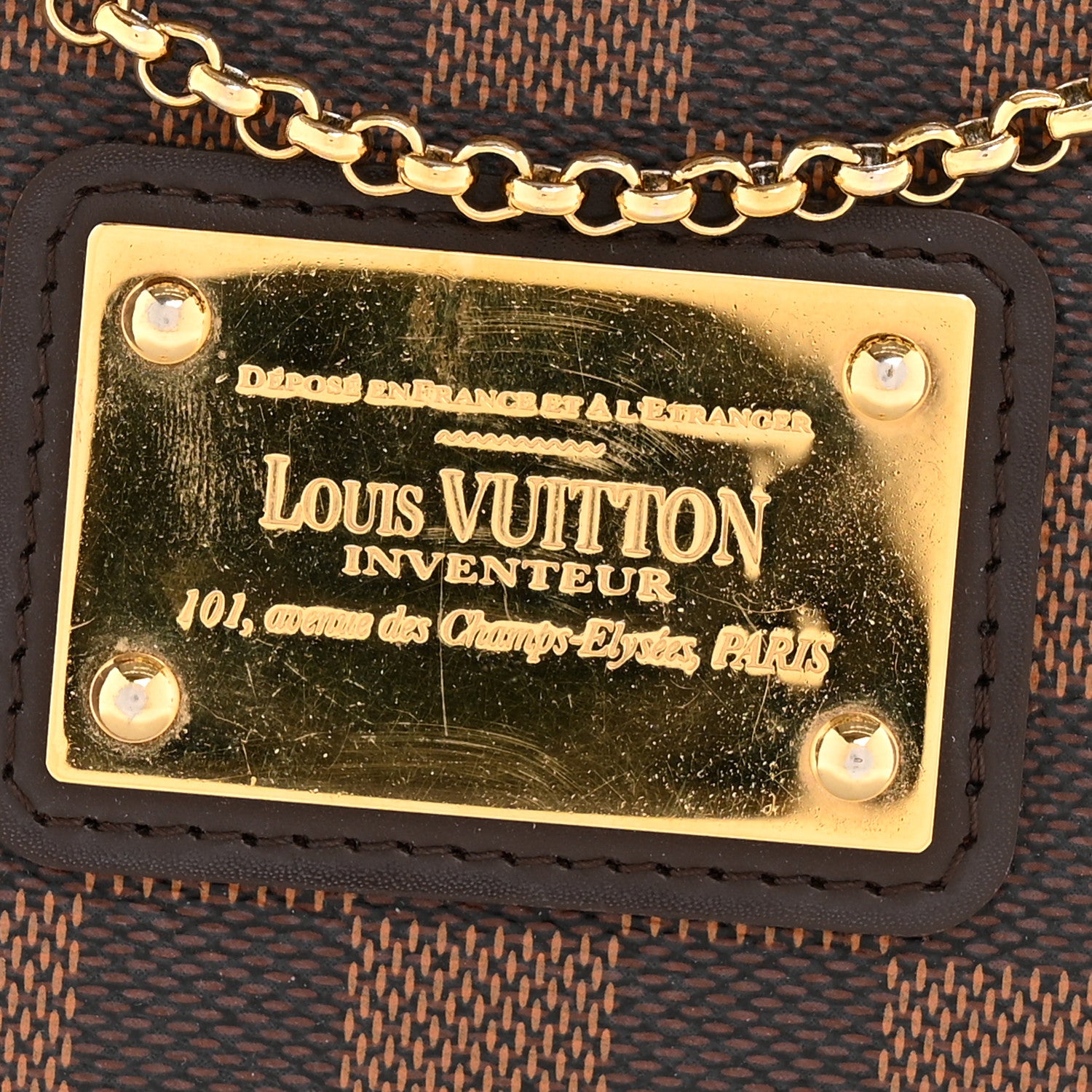 Louis Vuitton Damier Ebene Eva Clutch 12 of 12