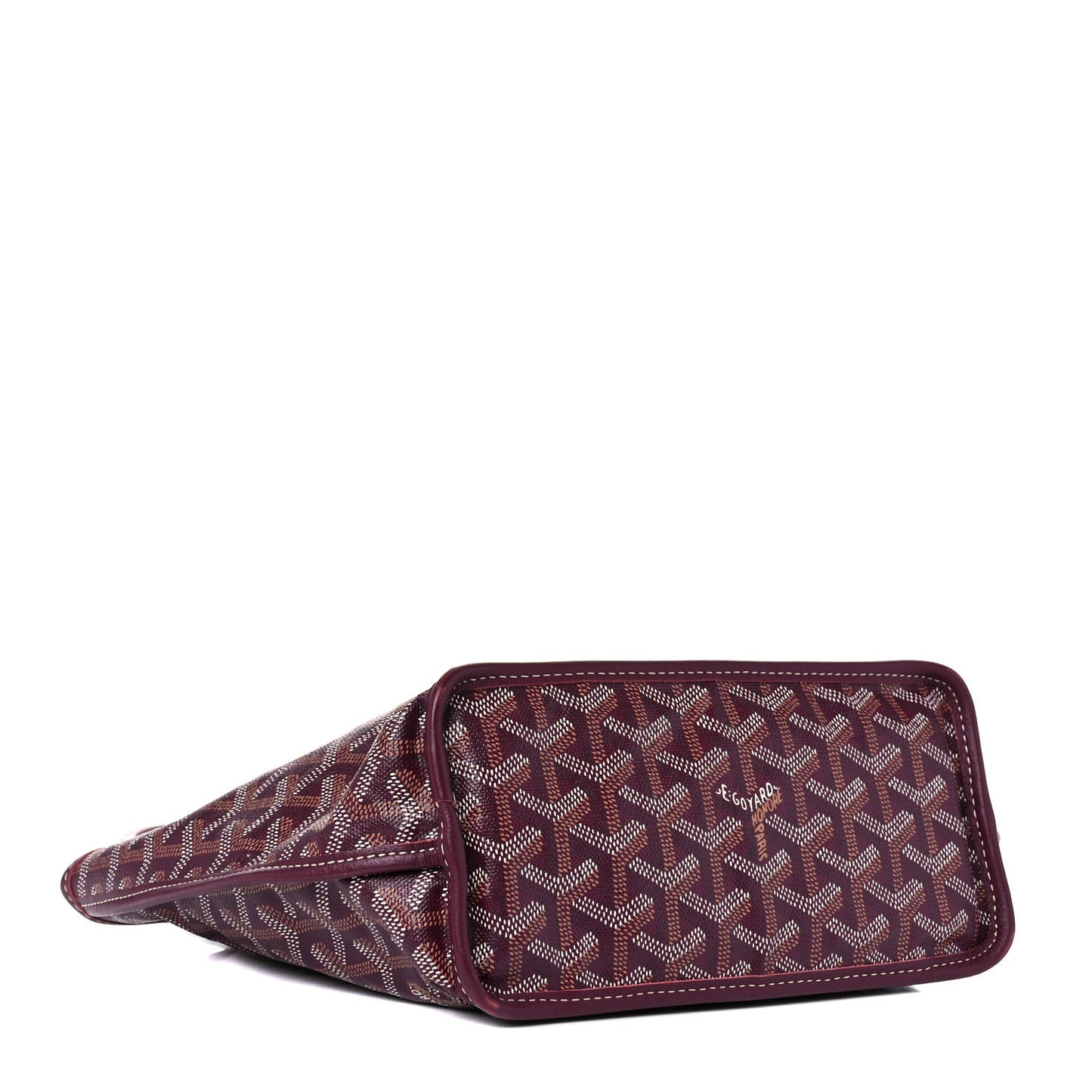 Goyardine Reversible Mini Anjou Burgundy