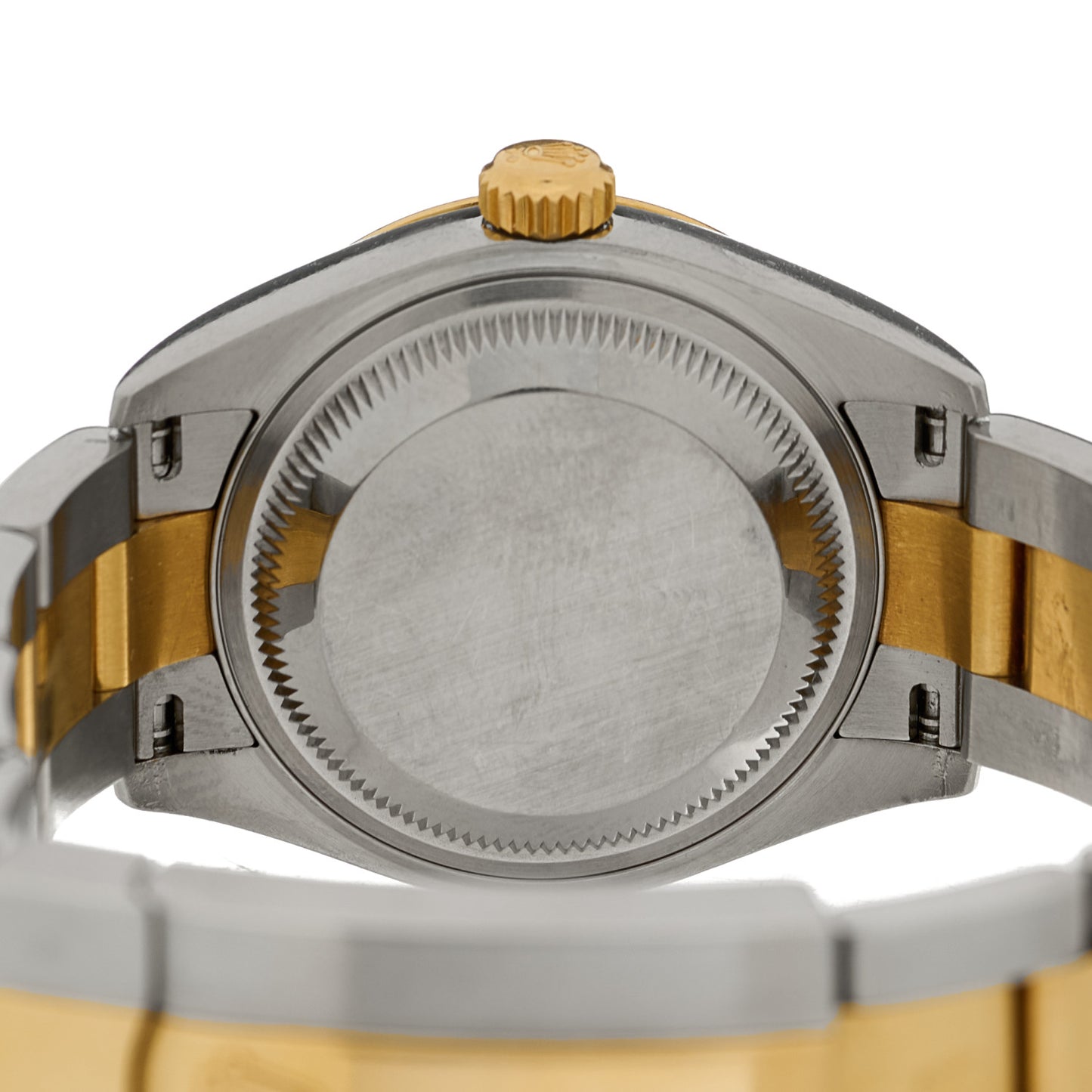 Stainless Steel 18K Yellow Gold 28mm Oyster Perpetual Datejust Watch Silver Roman 279173