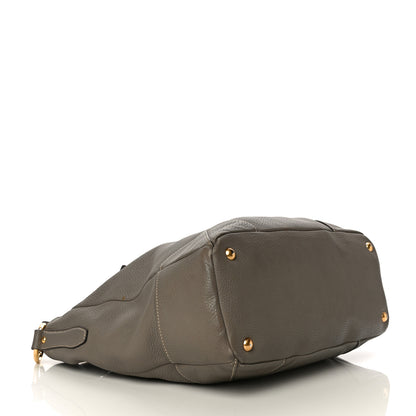 Prada Vitello Daino Hobo Argilla 4 of 11