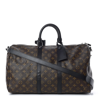 Louis Vuitton Monogram Macassar Keepall Bandouliere 45 1 of 10