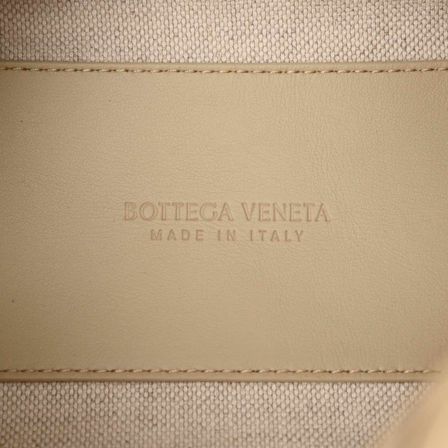 Calfskin Intrecciato Small Loop Top Handle Light Butterscotch