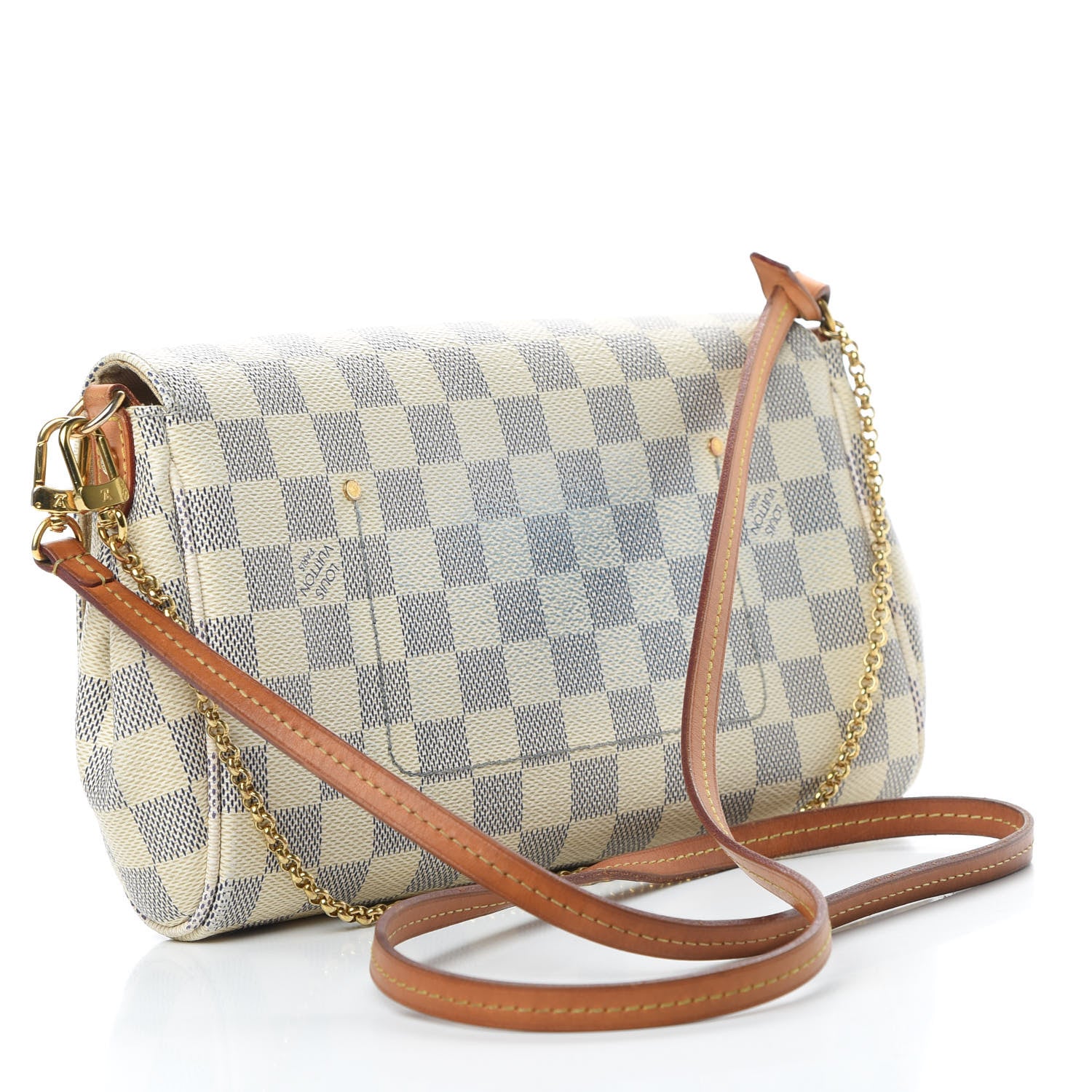 Louis Vuitton Damier Azur Favorite MM 3 of 13