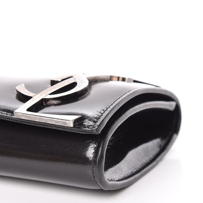 Saint Laurent Patent Smoking Clutch Black 7 of 10