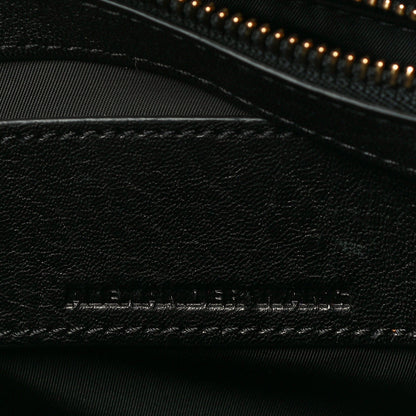 Alexander Wang Pebbled Lambskin Rockie Black Pale Gold Hardware 6 of 10