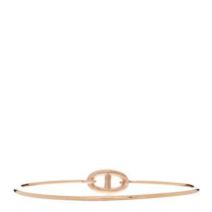 Hermes 18K Rose Gold PM Ronde Chaine d'Ancre Bracelet SH 2 of 3