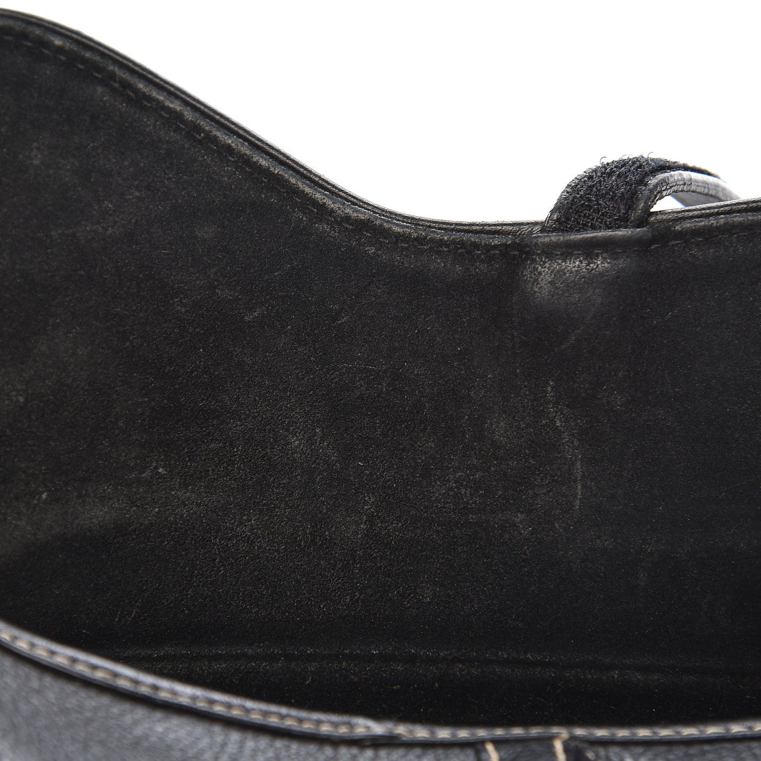 Christian Dior Calfskin Double Saddle Bag Black 8 of 14