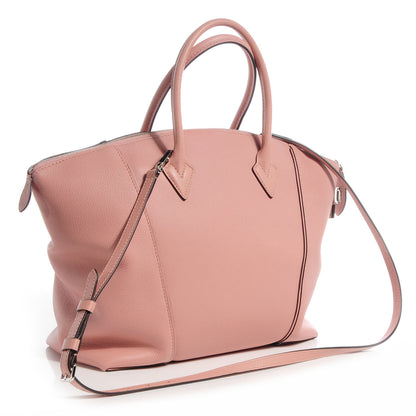 Louis Vuitton Veau Cachemire Soft Lockit MM Magnolia 3 of 9