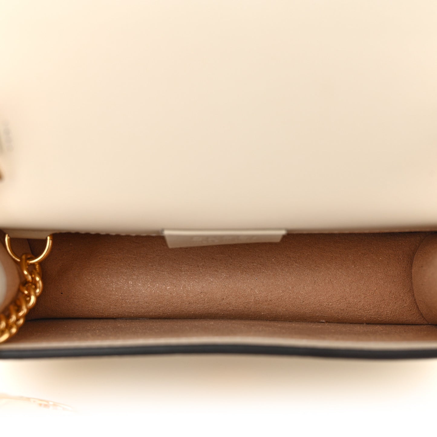 Calfskin Super Mini Sylvie Chain Shoulder Bag White