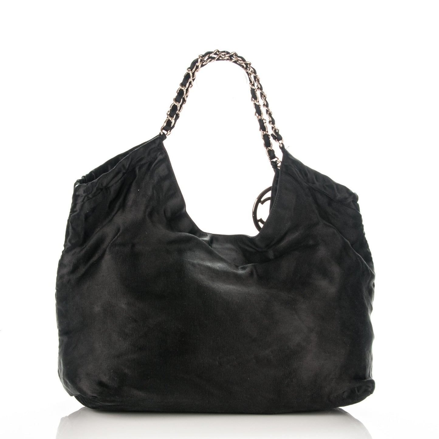 Satin XL Coco Cabas Black