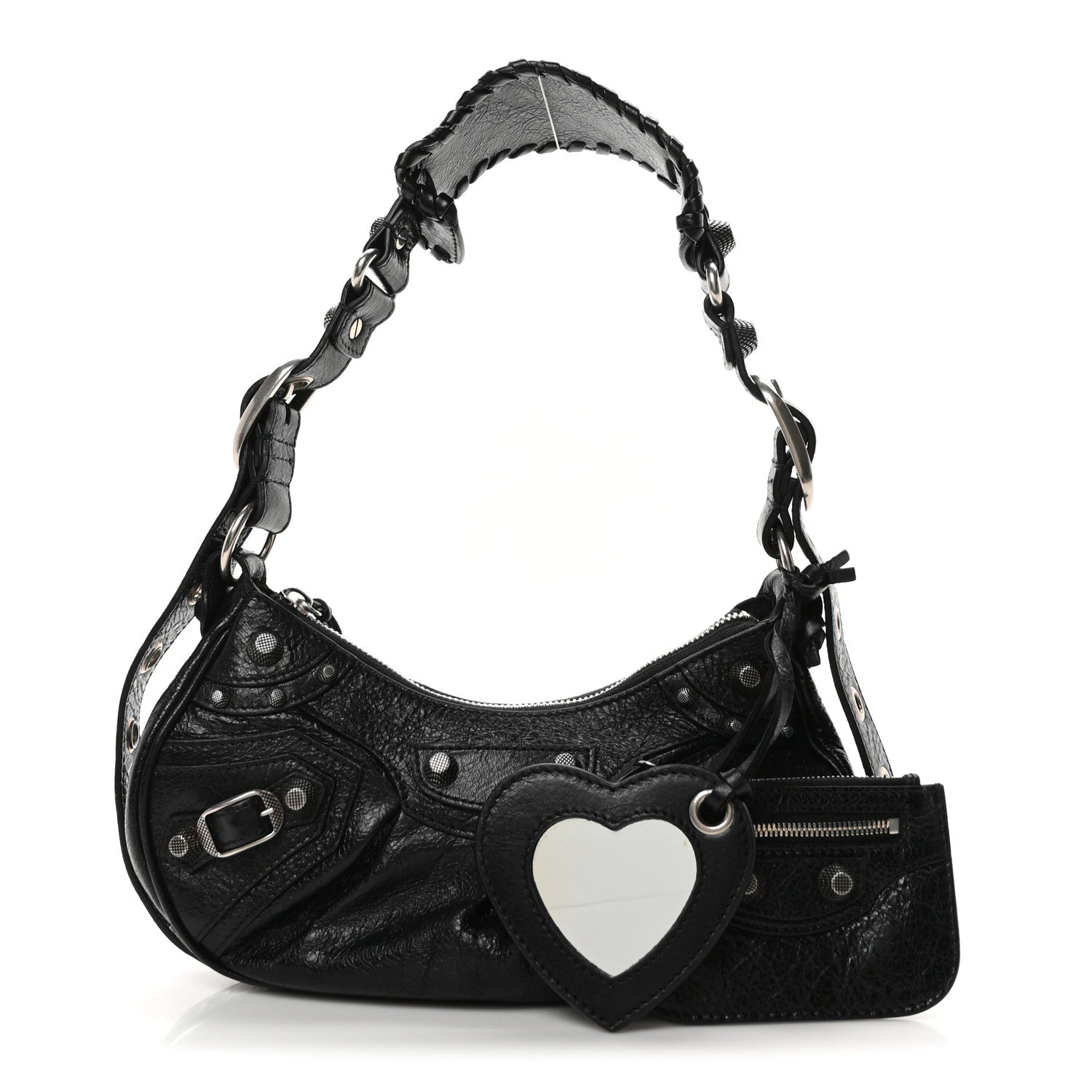 Balenciaga Agneau Arena Le Cagole Shoulder Bag XS Black 3 of 11