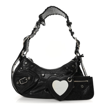 Balenciaga Agneau Arena Le Cagole Shoulder Bag XS Black 3 of 11