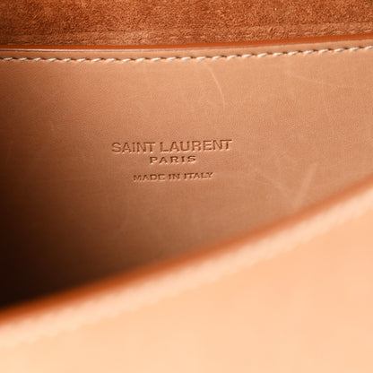 Saint Laurent Smooth Vintage Calfskin Monogram Medium Kaia Satchel Gold 6 of 11