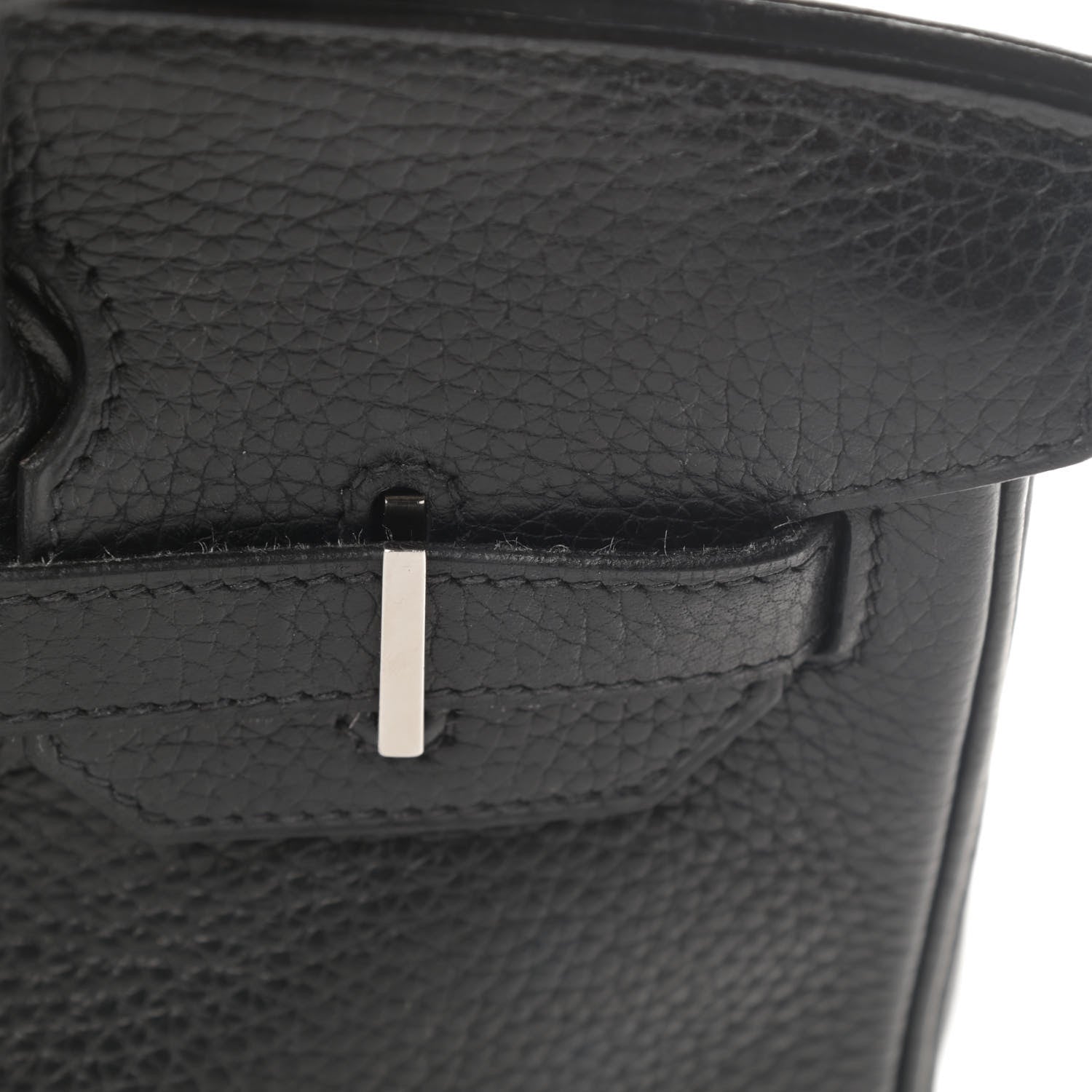Hermes Taurillon Clemence Birkin 30 Black 12 of 15