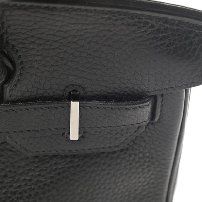 Hermes Taurillon Clemence Birkin 30 Black 12 of 15