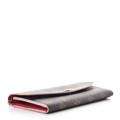 Louis Vuitton Monogram Bloom Flower Emilie Wallet 4 of 10
