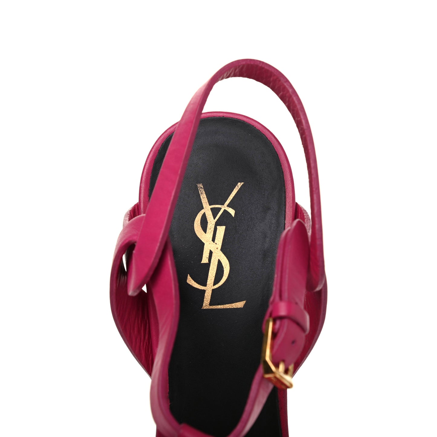 Calfskin Tribute 105 Platform Sandals 39.5 Fuchsia
