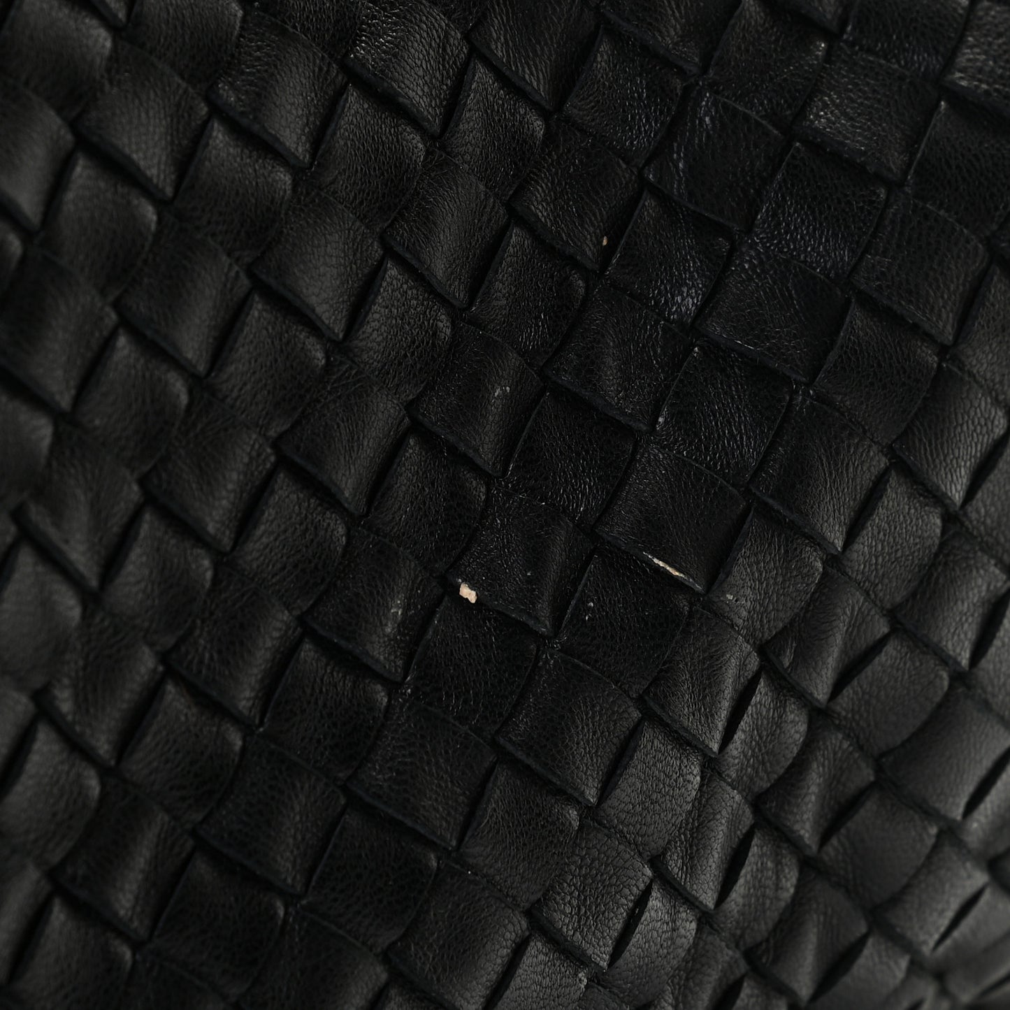 Nappa Intrecciato Parachute Bag Black