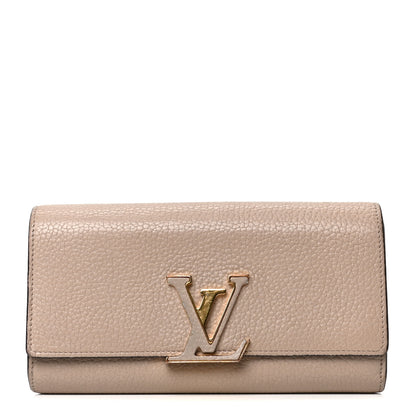 Louis Vuitton Taurillon Capucines Wallet Galet 1 of 7