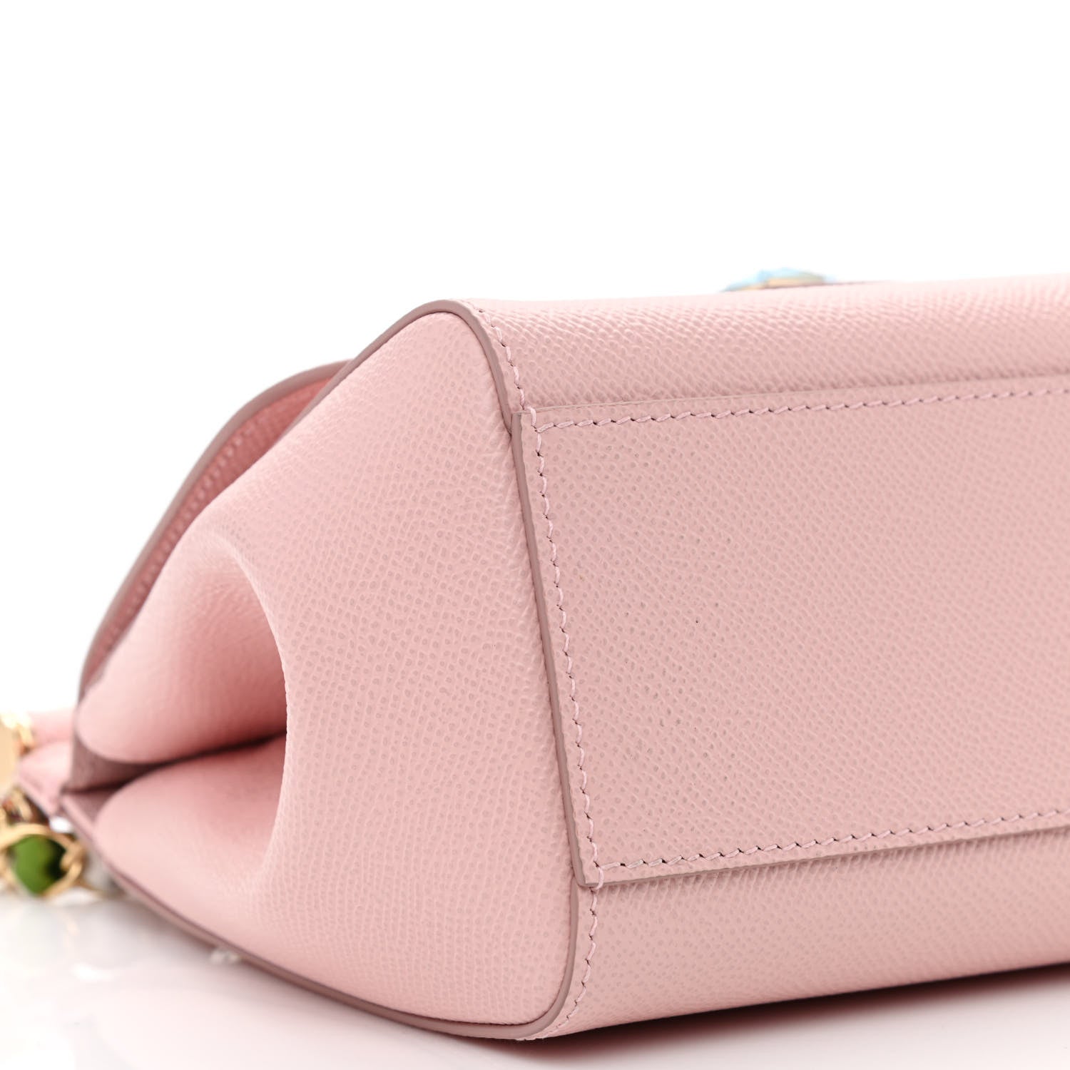 Dolce & Gabbana Dauphine Small Miss Sicily Satchel With Scarf Pink 8 of 9