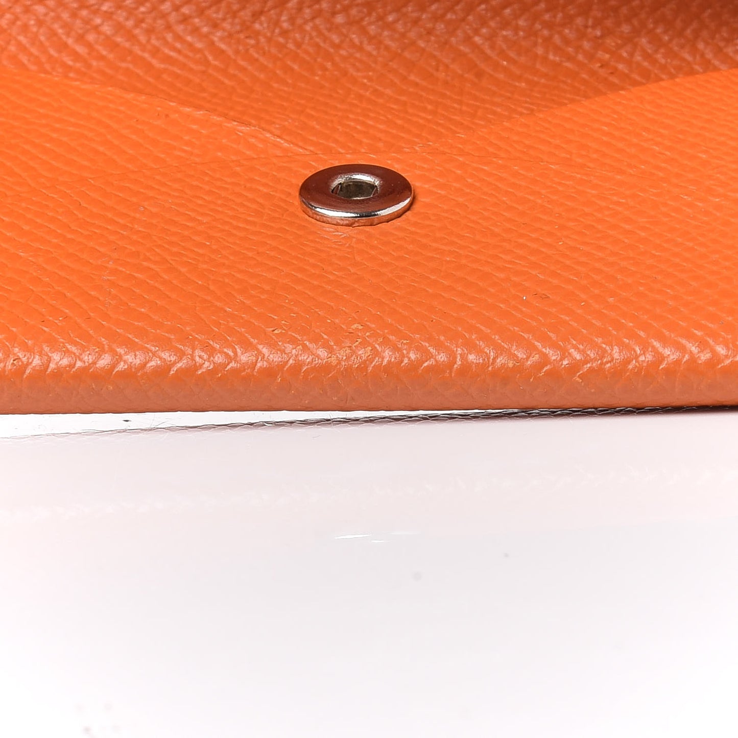Epsom Calvi Card Case Orange