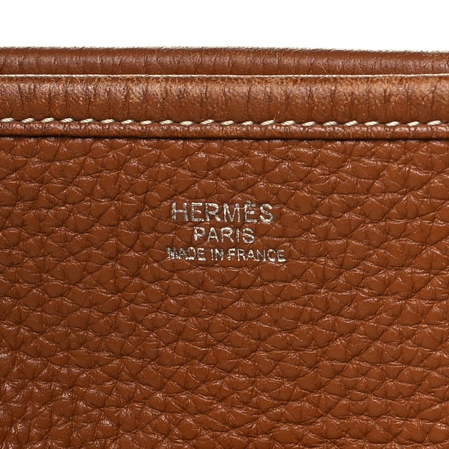 Hermes Taurillon Clemence Evelyne III GM Gold 6 of 16
