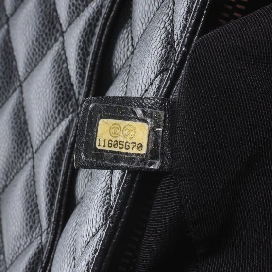 Chanel Caviar Grand Shopping Tote GST Black 7 of 7