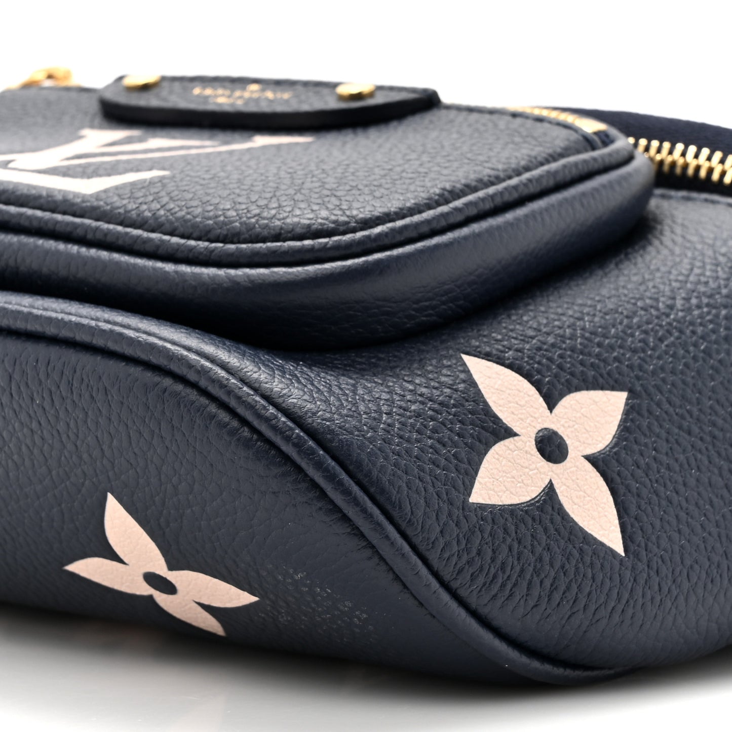 Empreinte Monogram Giant Mini By The Pool Bumbag Blue Beige