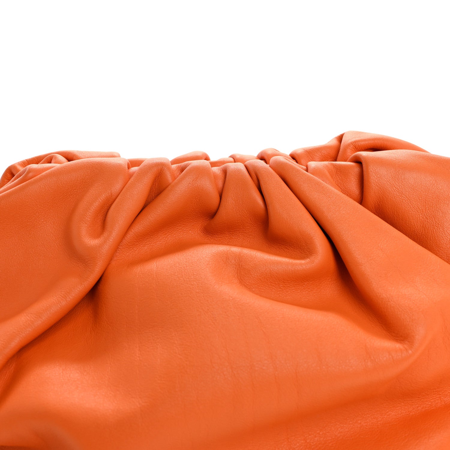 Bottega Veneta Smooth Butter Calf The Pouch Oversized Clutch Burnt Orange 11 of 13