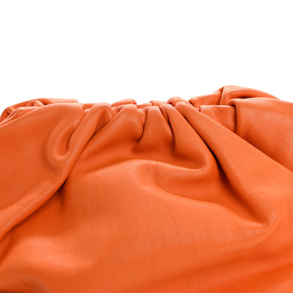 Bottega Veneta Smooth Butter Calf The Pouch Oversized Clutch Burnt Orange 11 of 13