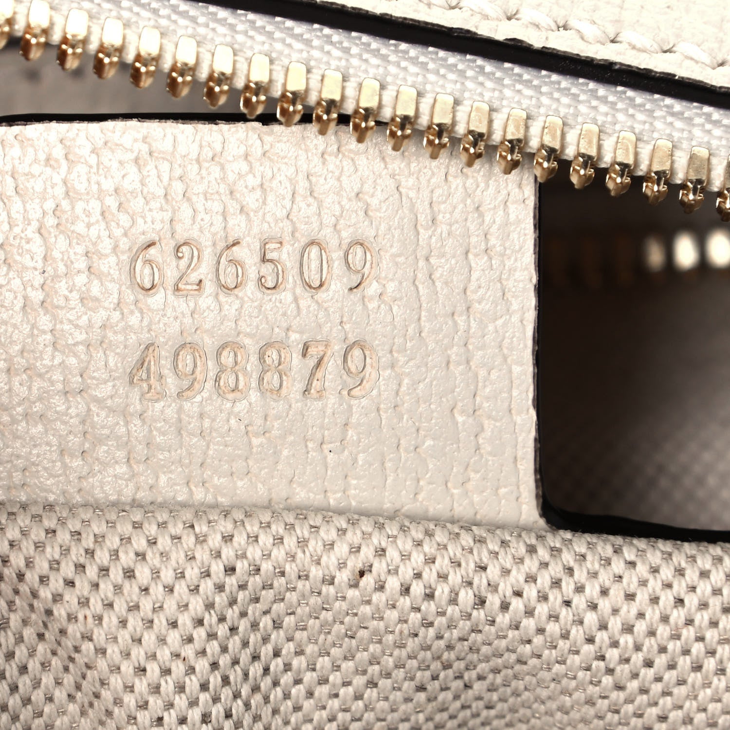 Gucci GG Supreme Monogram Flora Web Small Ophidia Half Moon Hobo White 7 of 13