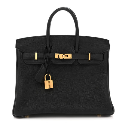 Hermes Togo Birkin 25 Black 1 of 16