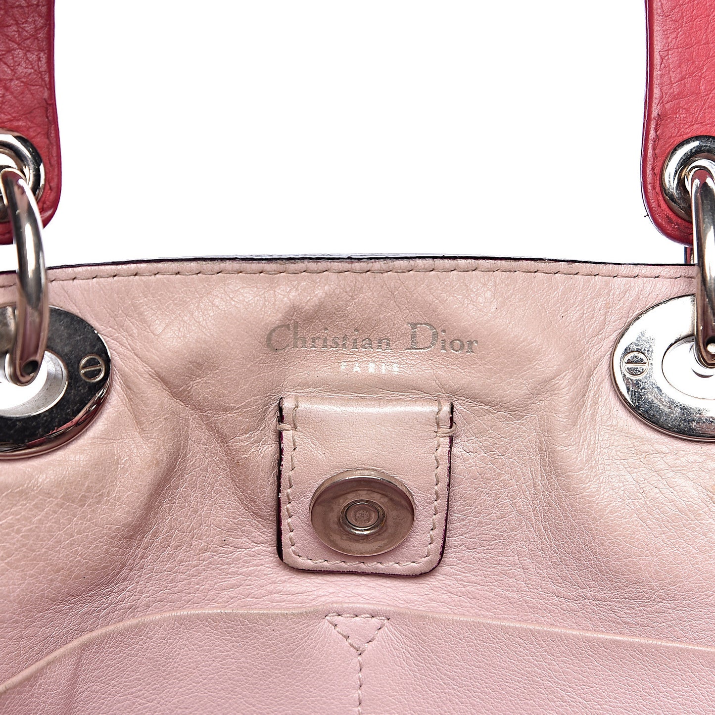 Bullcalf Medium Diorissimo Tote Pink