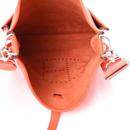 Hermes Taurillon Clemence Evelyne III PM Orange Poppy 4 of 9