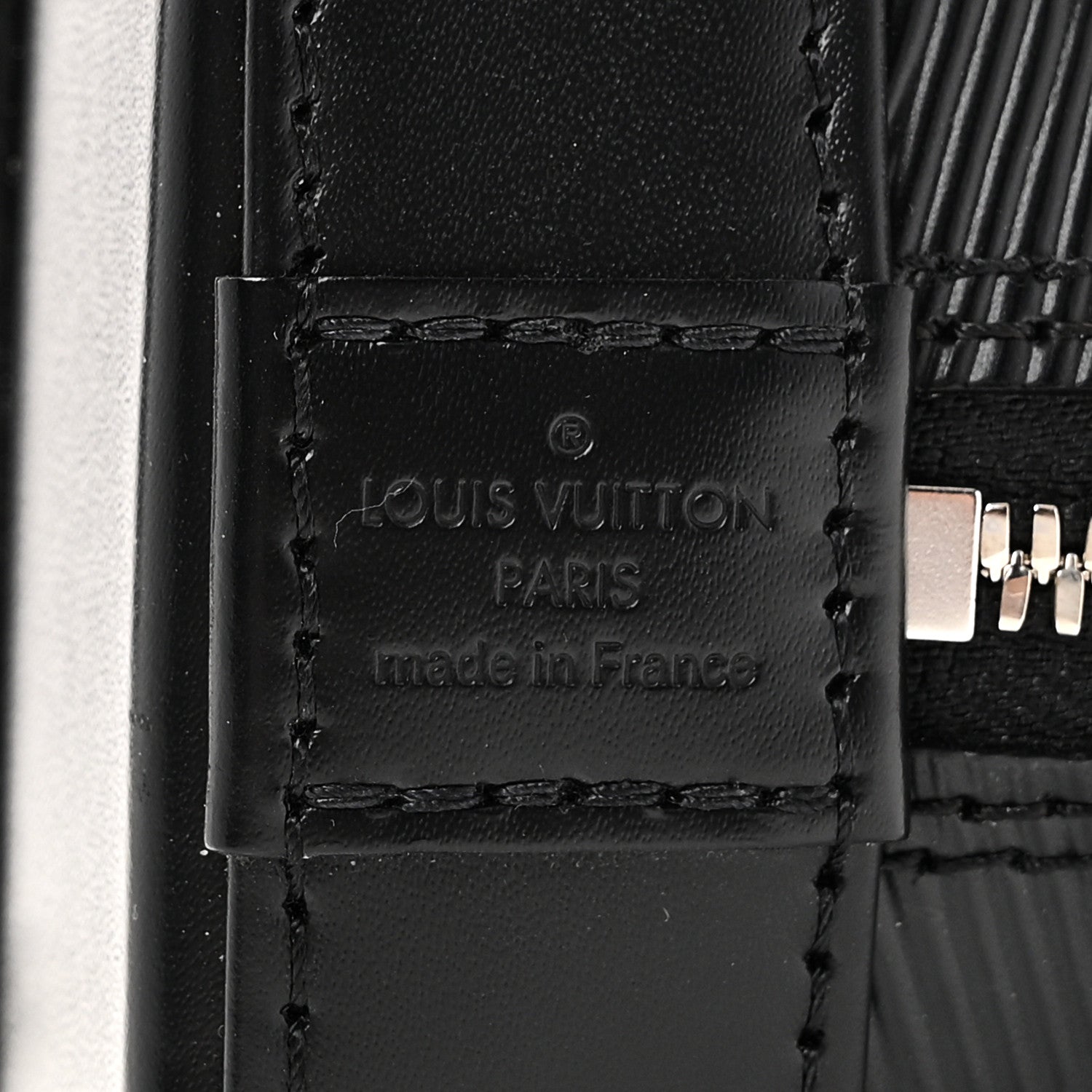 Louis Vuitton Epi Alma BB Black 6 of 10