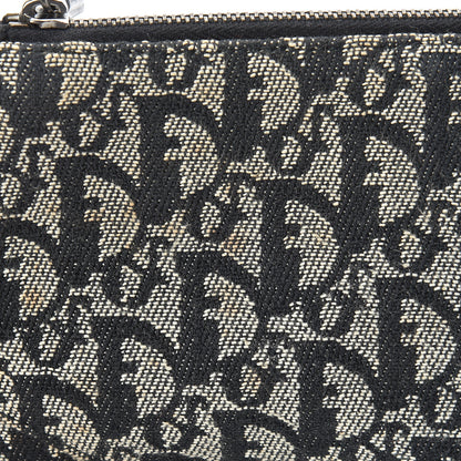 Christian Dior Monogram Mini Saddle Pochette Black 11 of 12