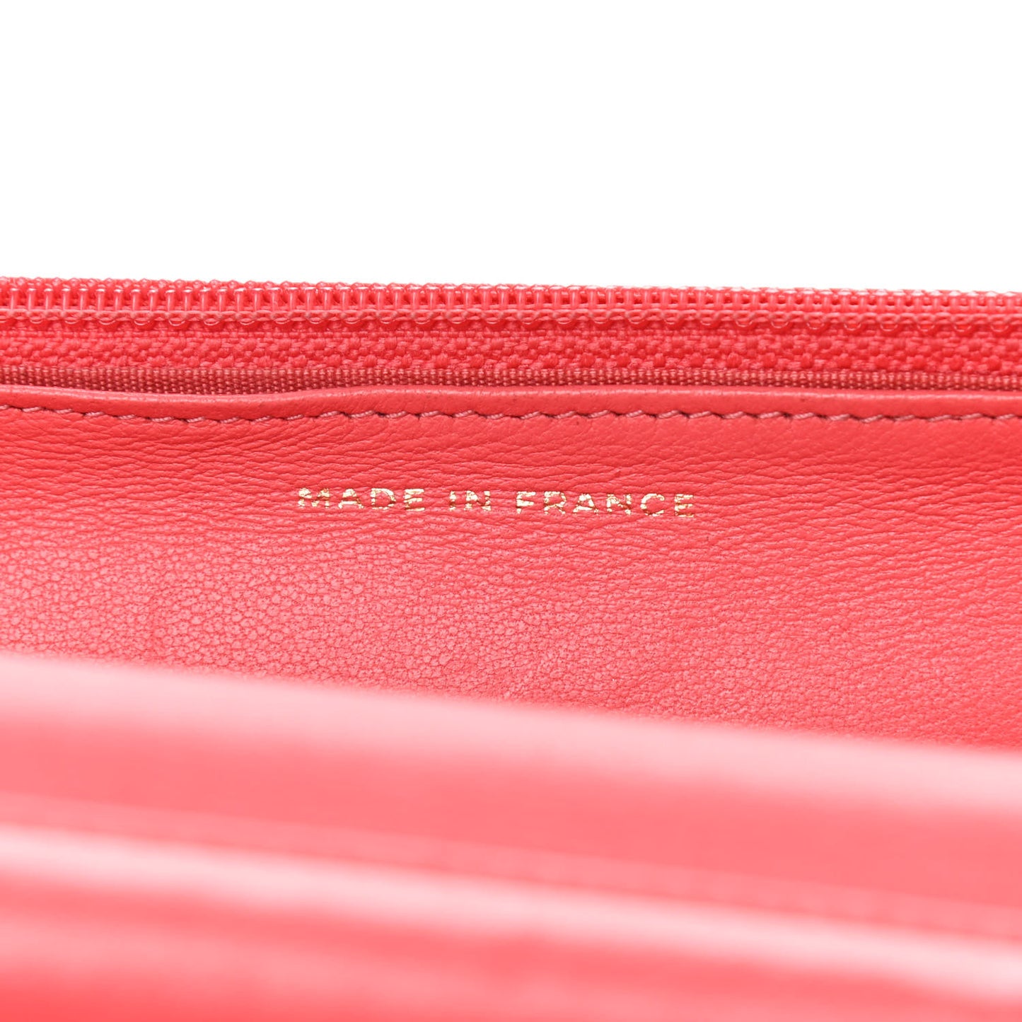 Lambskin Chevron Quilted Boy Wallet On Chain WOC Pink