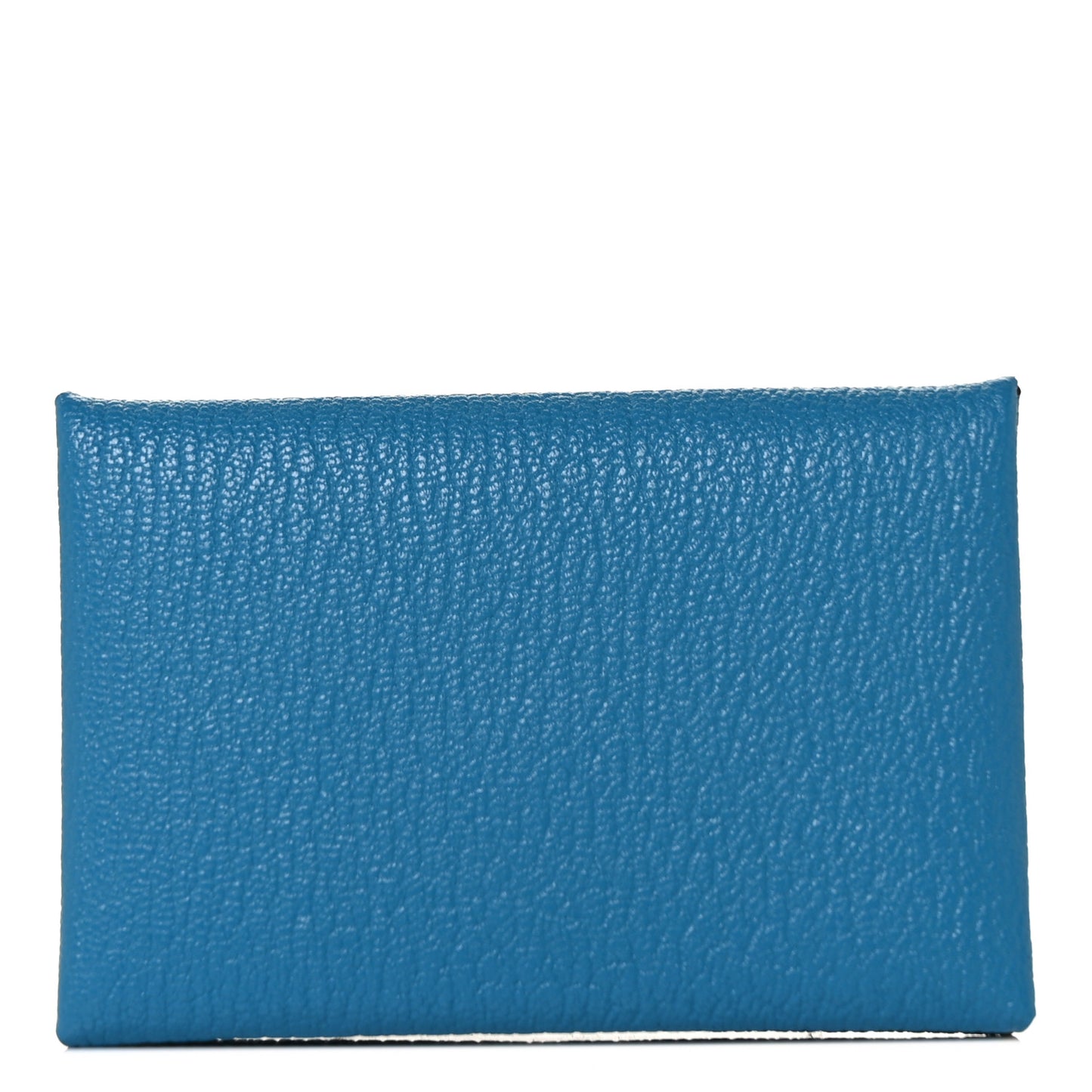 Chevre Mysore Verso Calvi Card Case Bleu Frida Cuivre