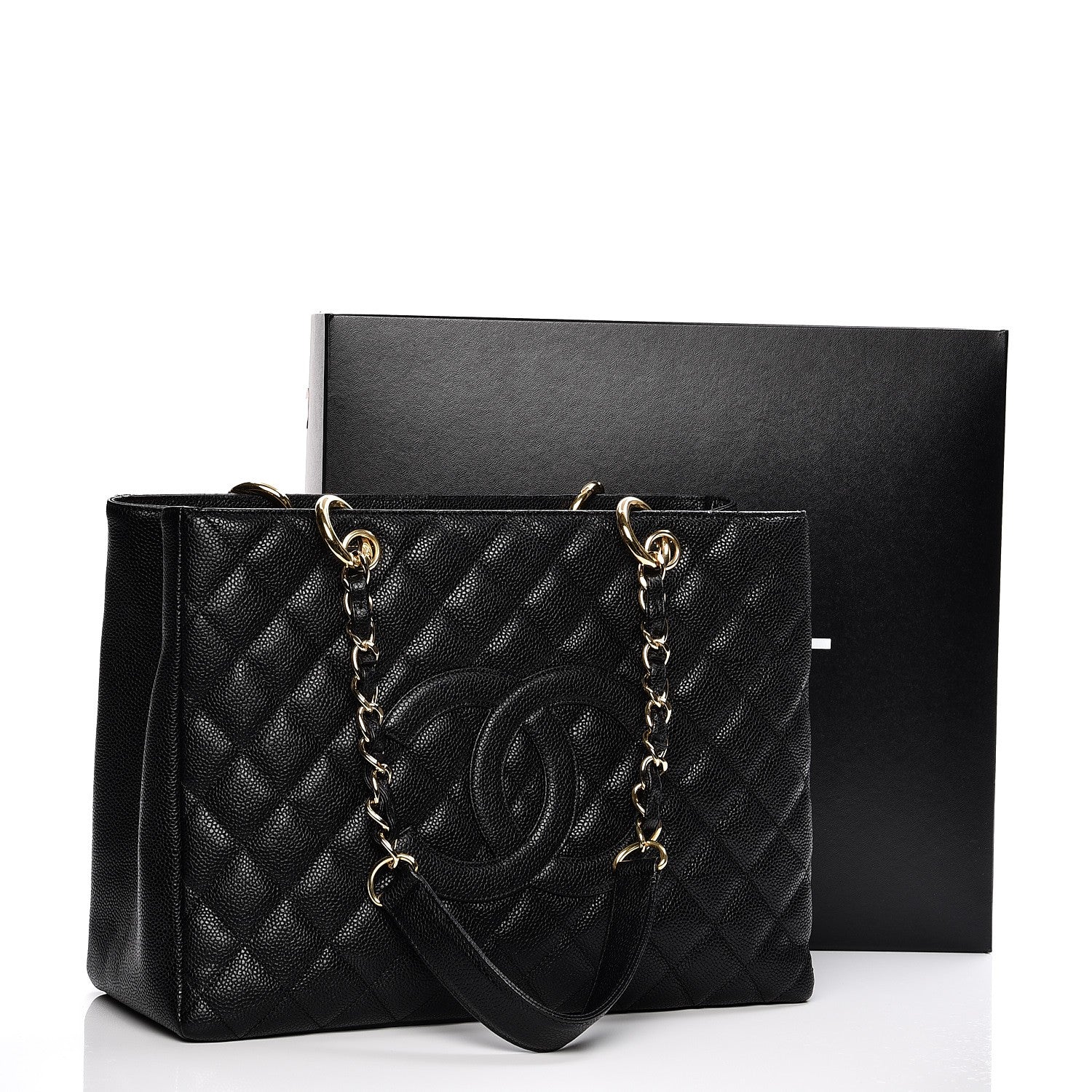 Chanel Caviar Quilted Grand Shopping Tote GST Black 10 of 10