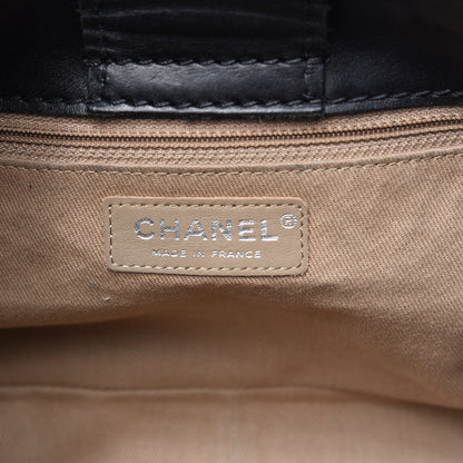 Chanel Calfskin Stitched Small Highlander Messenger Black 6 of 20
