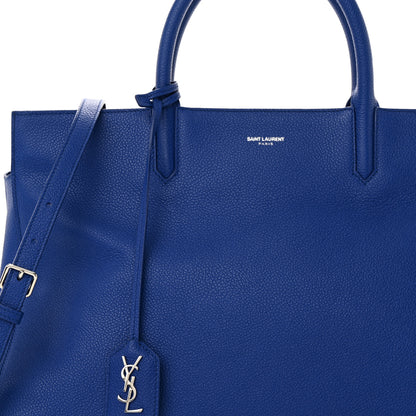 Saint Laurent Calfskin Medium Rive Gauche Cabas Outremer 8 of 17