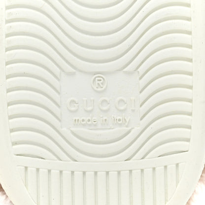 Gucci Calfskin Wool Web Bee Embroidered Womens Ace Sneakers 36 White 6 of 8