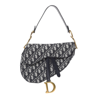 Christian Dior Monogram Saddle Bag Blue 1 of 9