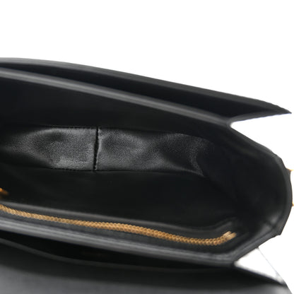 Celine Shiny Calfskin Teen Triomphe Black 4 of 9