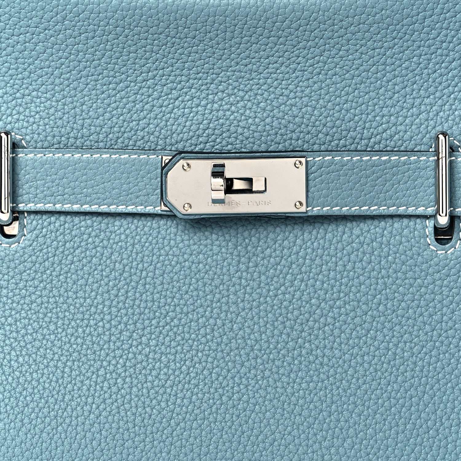 Hermes Taurillon Clemence Jypsiere 31 Blue Jean 7 of 10