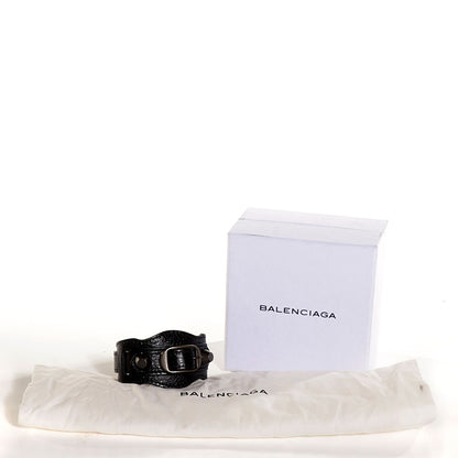 Balenciaga Agneau Arena Classic Hardware M Bracelet Black 6 of 6