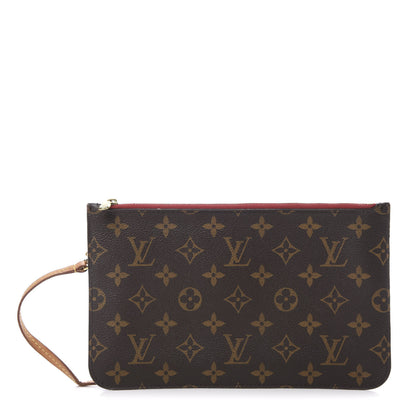 Louis Vuitton Monogram Neverfull MM GM Pochette Cherry 1 of 13